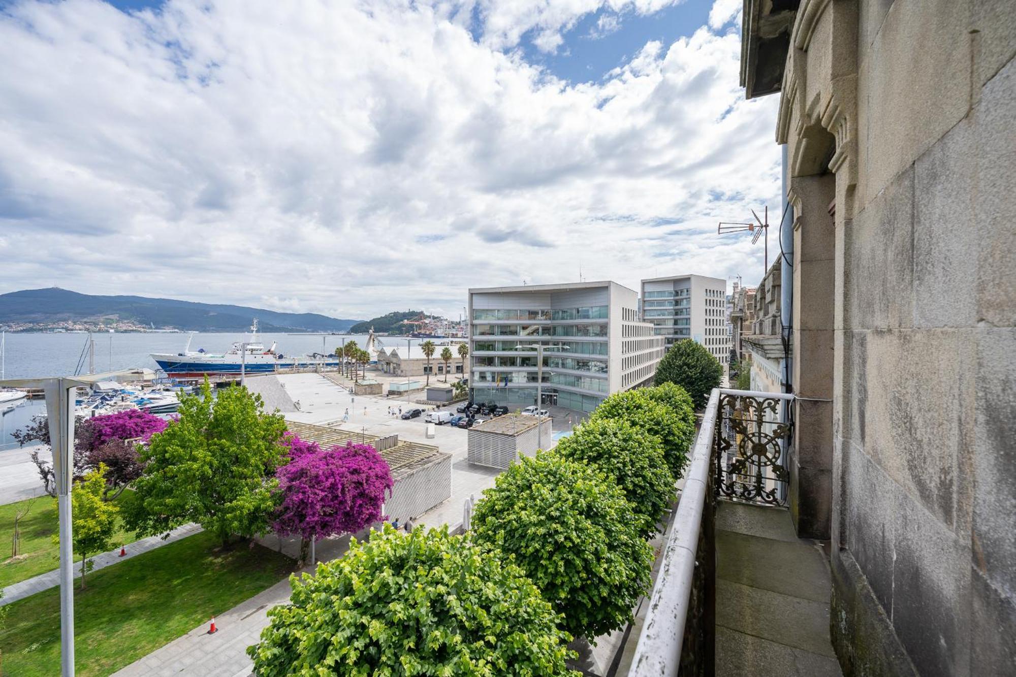 Vistas Al Nautico Y Paseo Maritimo De Vigo Lägenhet Exteriör bild